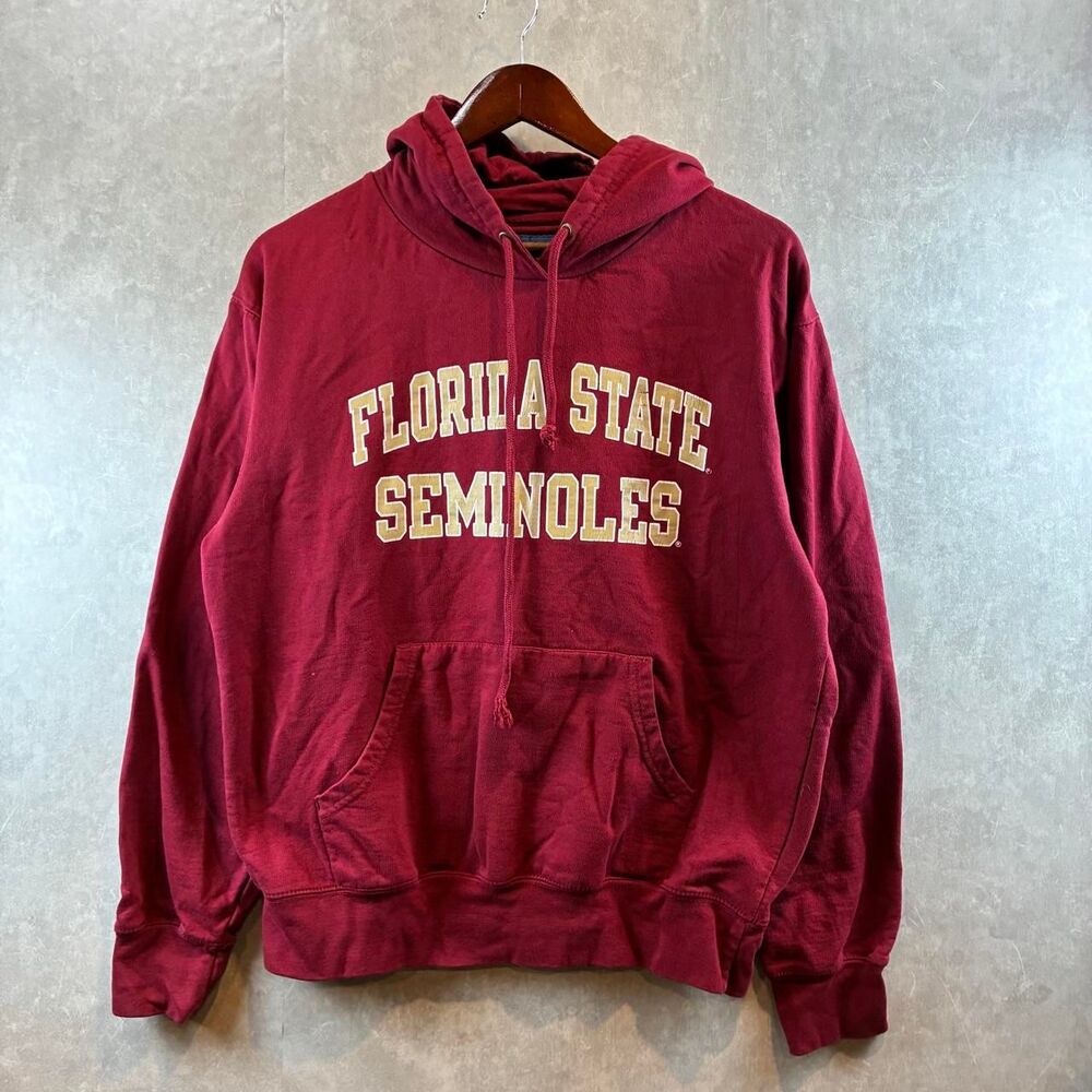 Blue-84 Men's Burgundy and Red Hoodie